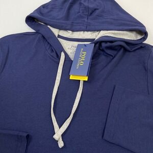 Polo Ralph Lauren Men's Size L Navy Blue Supreme Comfort Hoodie NEW Preppy‎